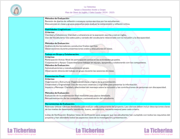 Planeación Inglés Enero Contenido 5 / 1° de Secundaria Ciclo 2024 - 2025 - Imagen 2
