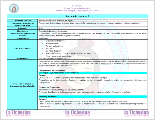 Planeación Inglés Febrero Contenido 6 - 7 / 1° de Secundaria Ciclo 2024 - 2025 - Imagen 2