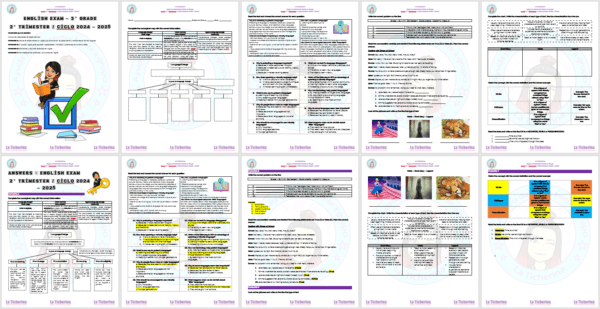 Examen 2° Trimestre de Inglés Ciclo 2024 - 2025 / 3° de Secundaria - Imagen 3