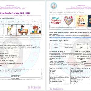 Examen Extraordinario de Inglés Contenidos 1 - 14 / 3° de Secundaria 2024 - 2025